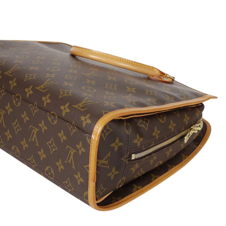 Pre Owned Louis Vuitton Monogram Canvas Rivoli Soft Briefcase