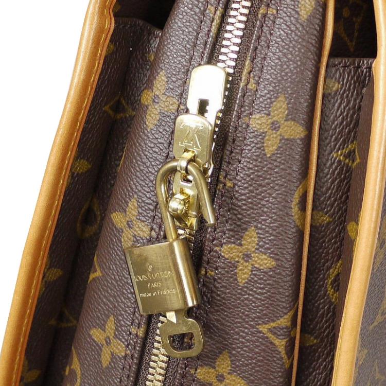 Pre Owned Louis Vuitton Monogram Canvas Rivoli Soft Briefcase