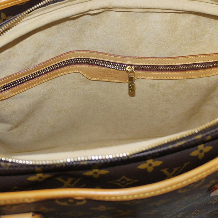 Pre Owned Louis Vuitton Monogram Canvas Rivoli Soft Briefcase