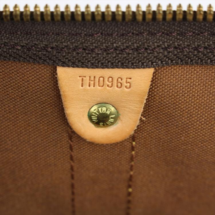 Pre Owned Louis Vuitton Monogram Canvas Keepall Bandouliere 55 Bag