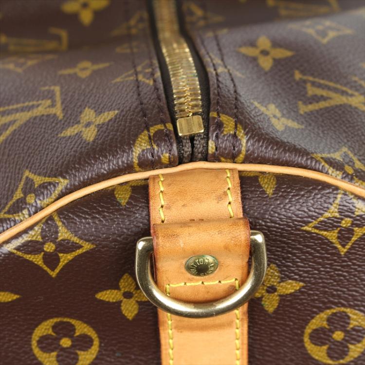 Pre Owned Louis Vuitton Monogram Canvas Keepall Bandouliere 55 Bag