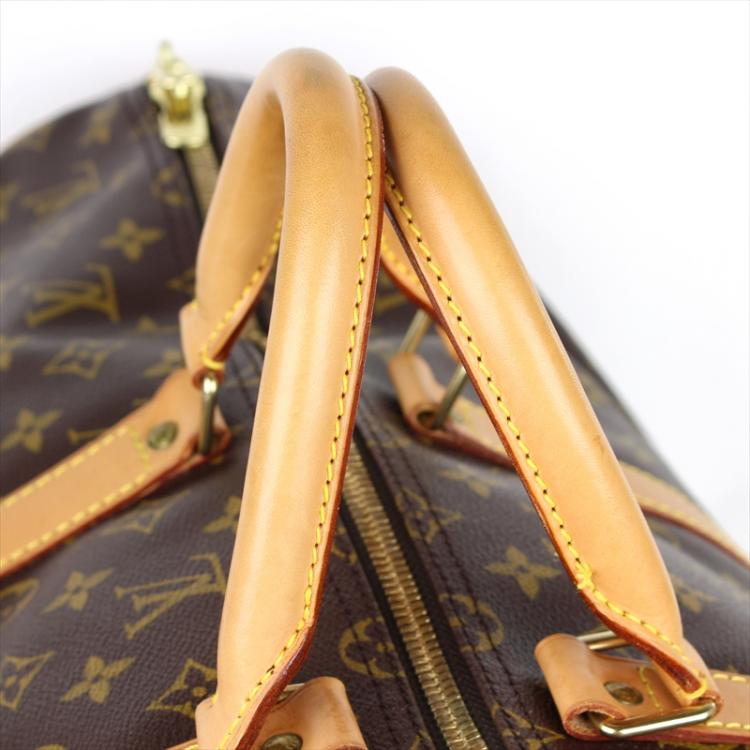 Pre Owned Louis Vuitton Monogram Canvas Keepall Bandouliere 55 Bag