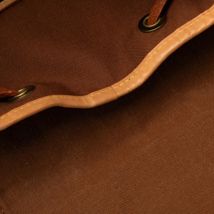 Pre Owned Louis Vuitton Brown Monogram Montsouris GM