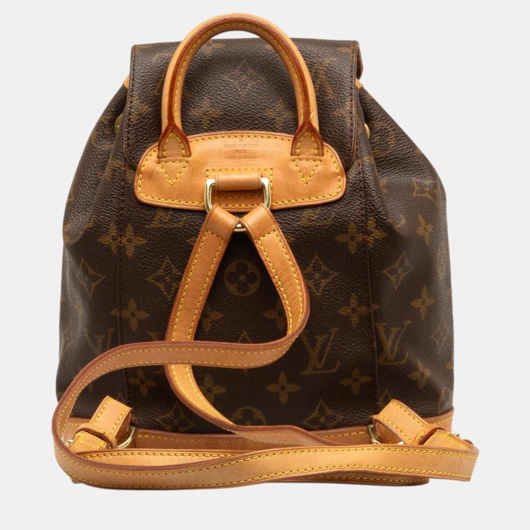 Pre Owned Louis Vuitton Brown Monogram Mini Montsouris