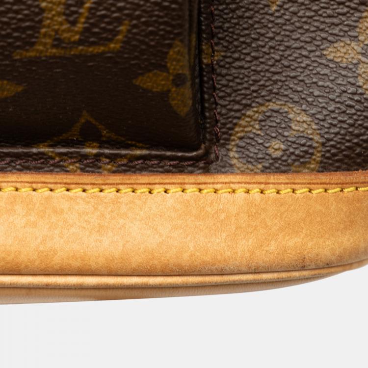 Pre Owned Louis Vuitton Brown Monogram Mini Montsouris