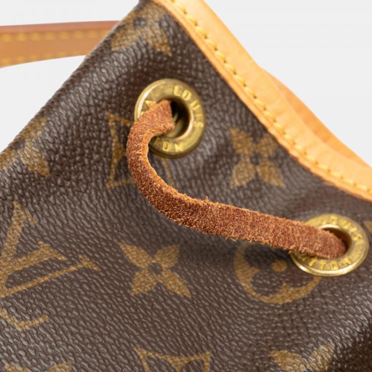 Pre Owned Louis Vuitton Brown Monogram Mini Montsouris
