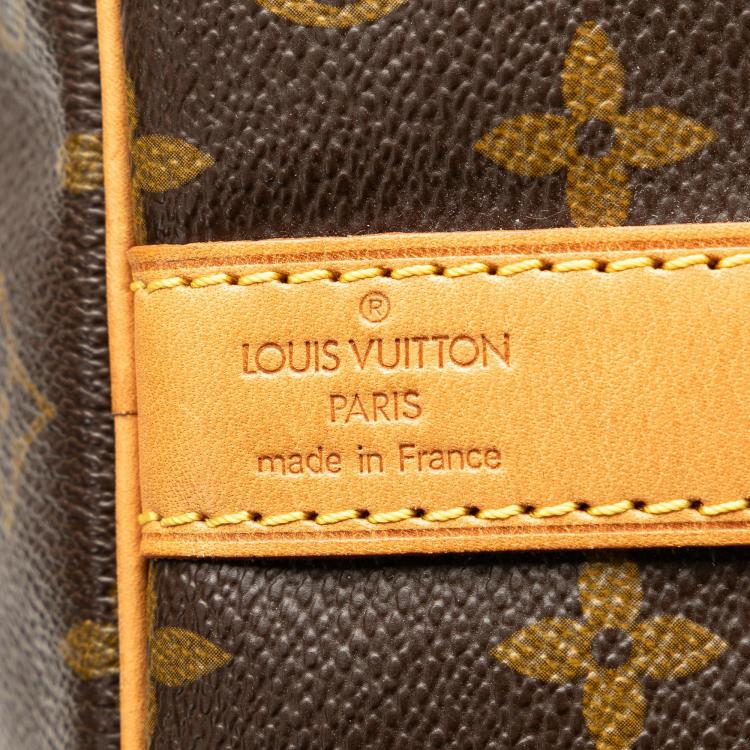 مملوكة مسبقًا Louis Vuitton Brown Monogram Keepall Bandouliere 50