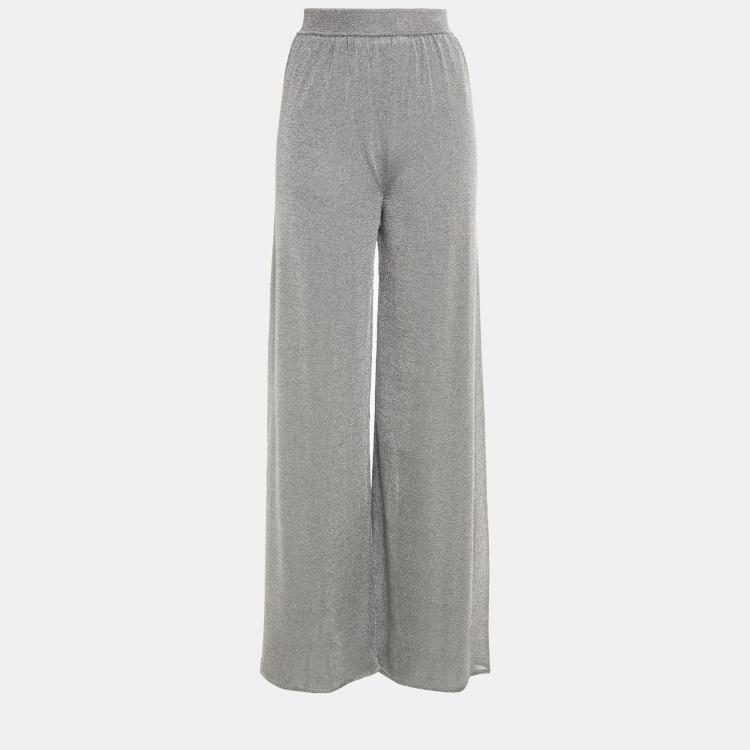 Pre Owned M Missoni Viscose Wide Leg Pants 44