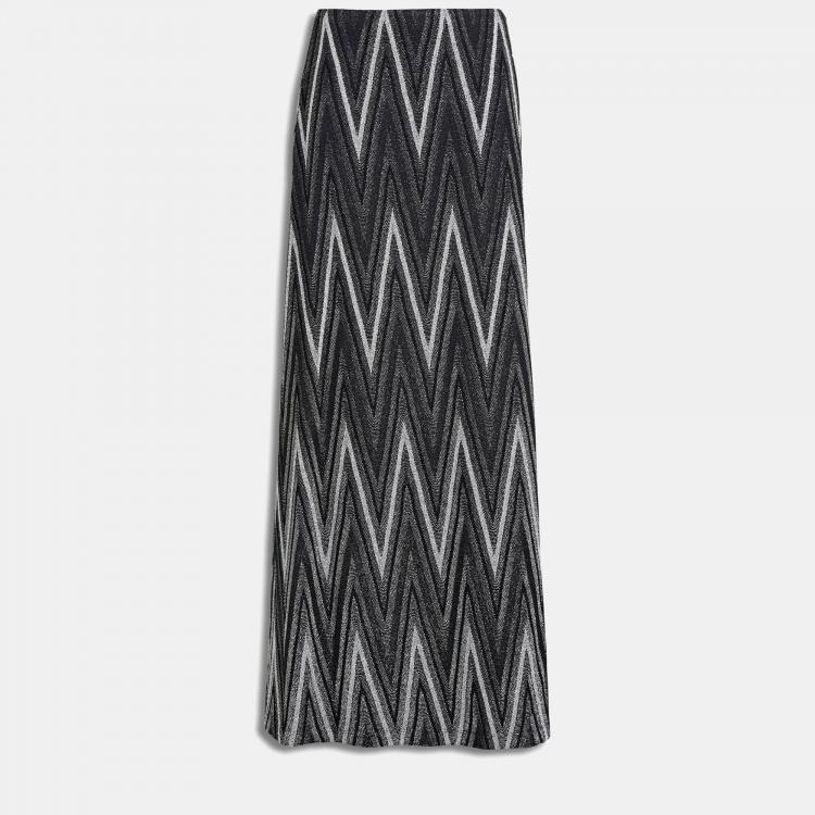 Pre Owned M Missoni Cotton Maxi Skirt S