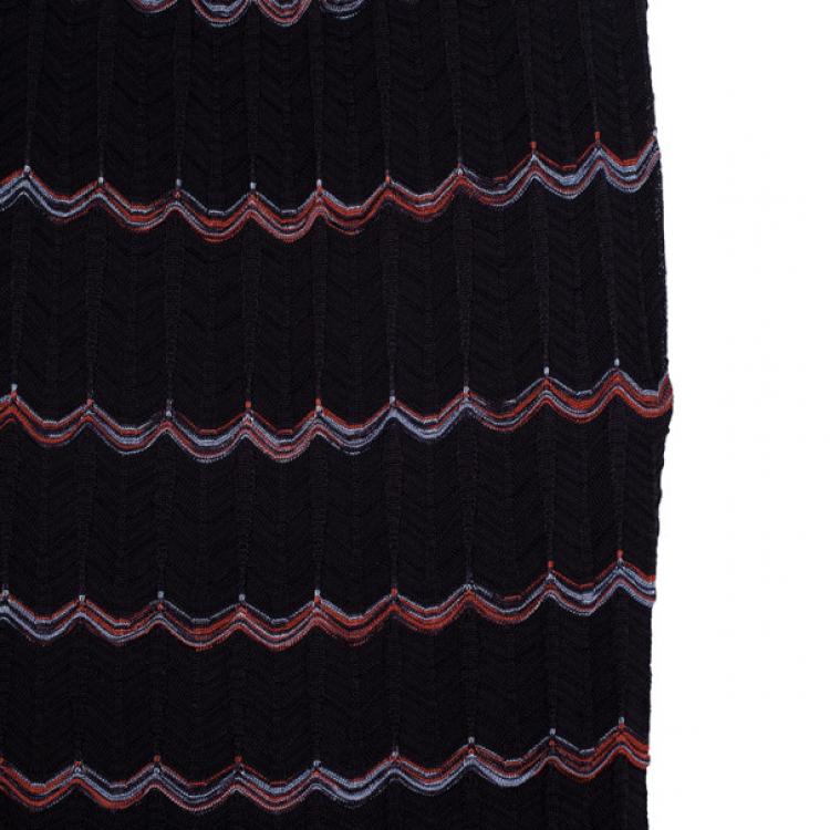 Pre Owned M Missoni Ombre Effect Maxi Dress S