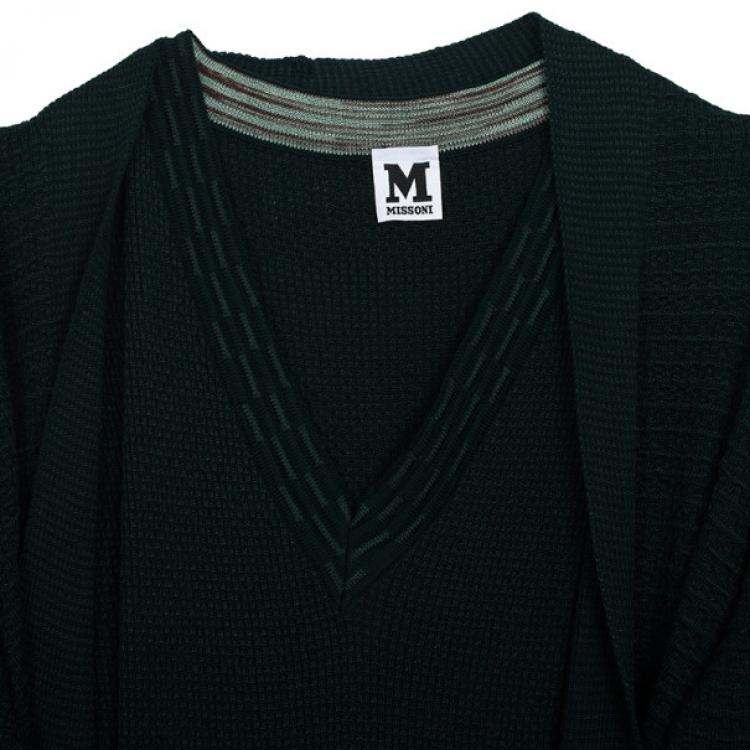 Pre Owned M Missoni 2 Piece Knit Top Set XXL