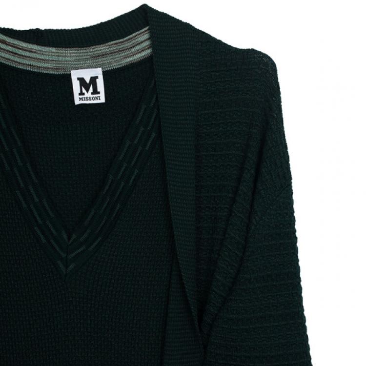 Pre Owned M Missoni 2 Piece Knit Top Set XXL