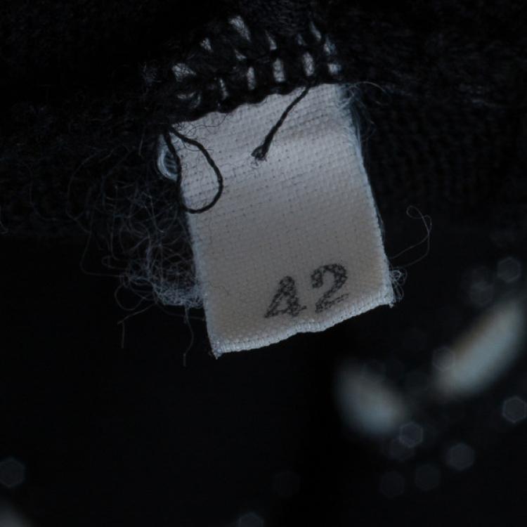 Pre Owned M Missoni Multicolor Shift Belted Knit Dress M