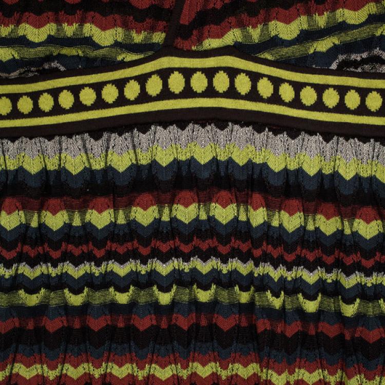 Pre Owned M Missoni Crochet Maxi Dress XL