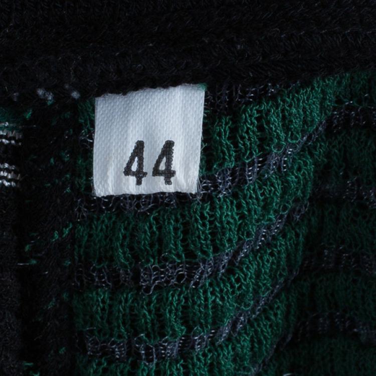 Pre Owned M Missoni Wave Print Multicolor Dress M