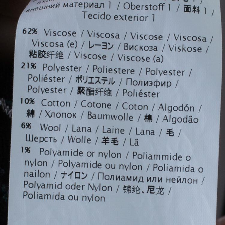 Pre Owned M Missoni Wave Print Multicolor Dress M