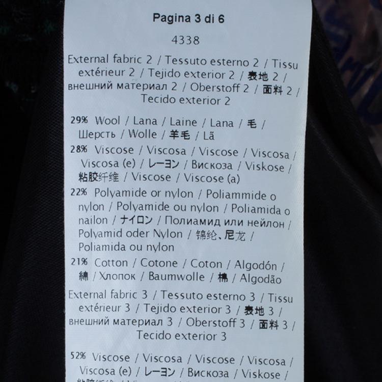 Pre Owned M Missoni Wave Print Multicolor Dress M