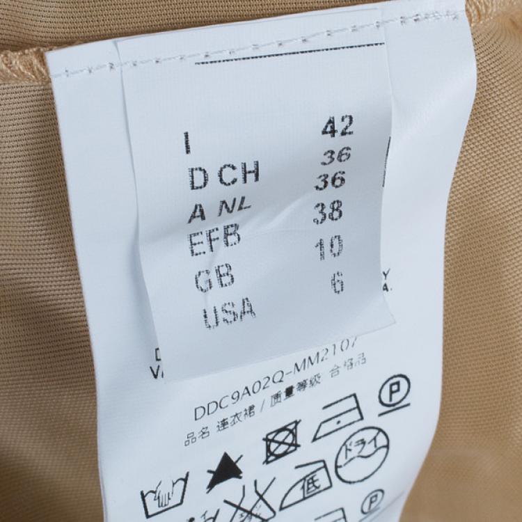 Pre Owned M Missoni Green Patterned One-Shoulder M