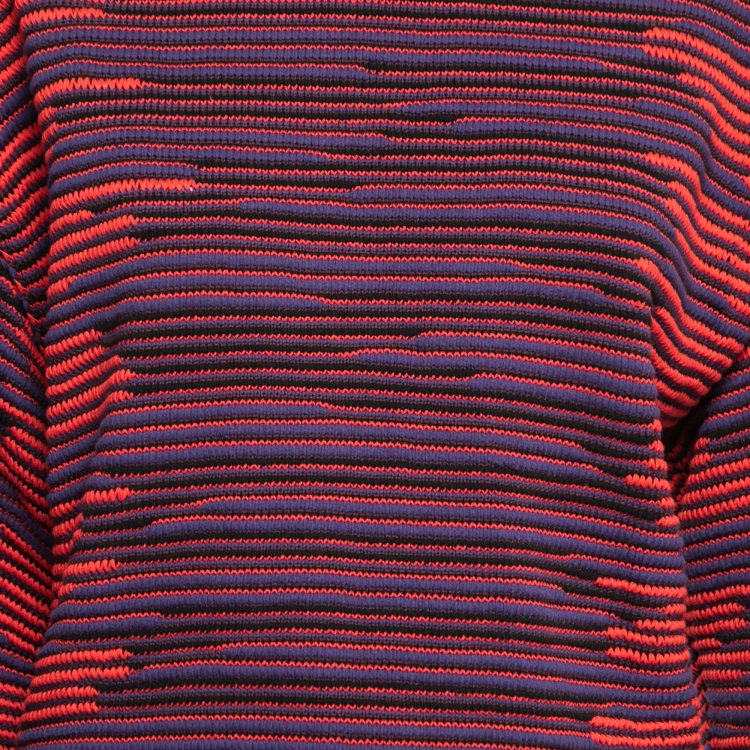 Pre Owned M Missoni Multicolor Patterned Knit Top & Pants Set M
