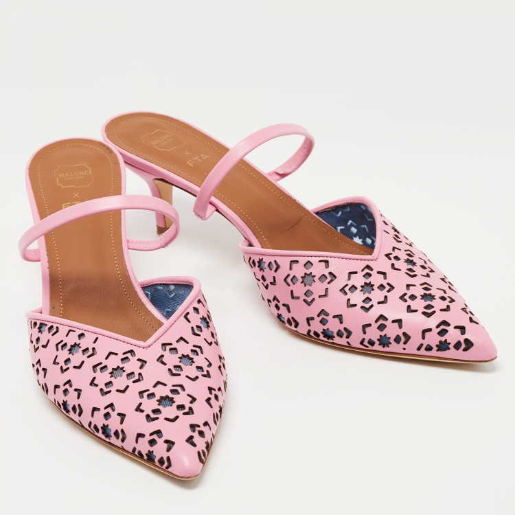 malone souliers pink mules