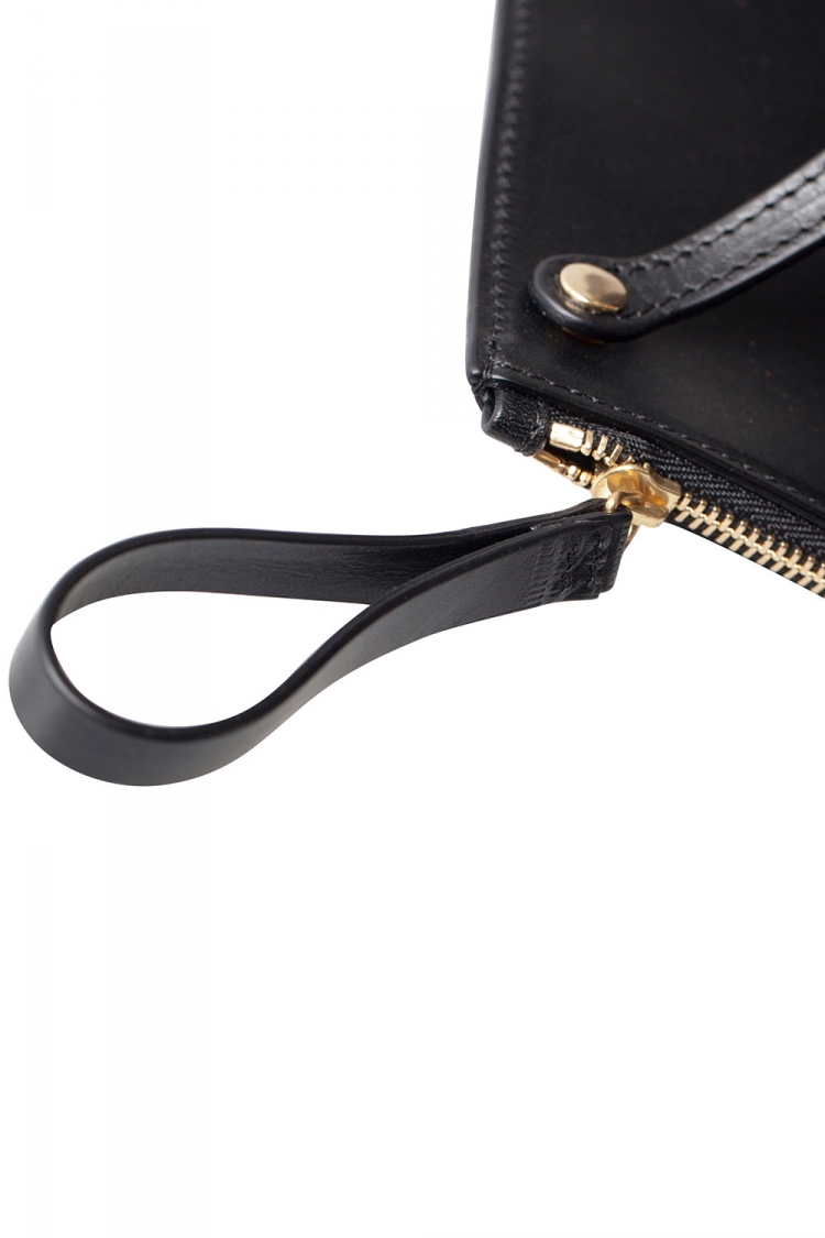 Pre Owned Mansur Gavriel Black/Argento Leather Large Tote