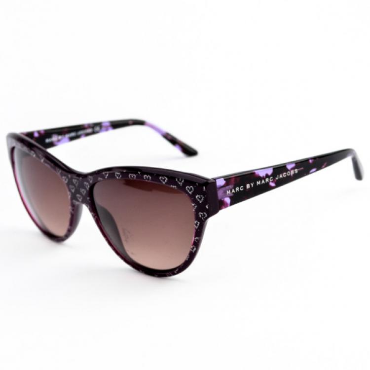 Pre Owned Marc by Marc Jacobs MJ280 Heart Print Woman Sunglasses