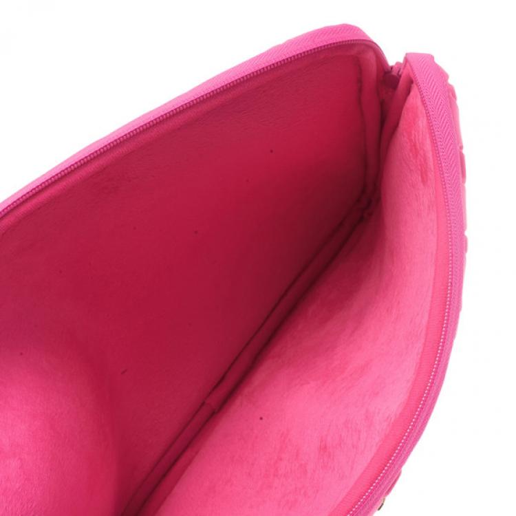 Pre Owned Marc by Marc Jacobs Pink Dreamy Logo Laptop Case