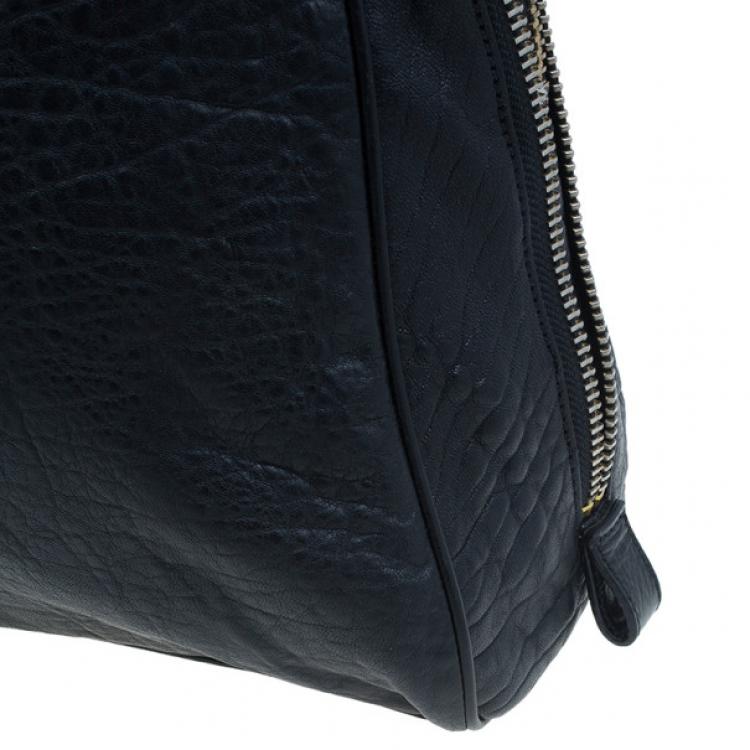 Pre Owned Marc by Marc Jacobs Black Leather Washed Up Lauren Satchel
