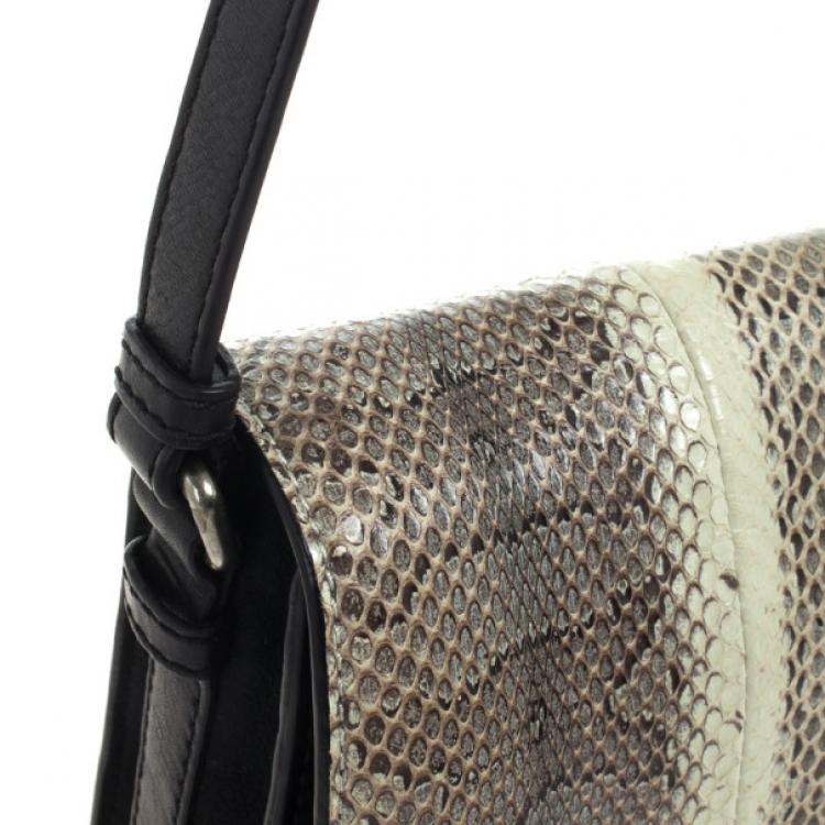 Pre Owned Marc by Marc Jacobs Katie Snake Medium Day Box Bag