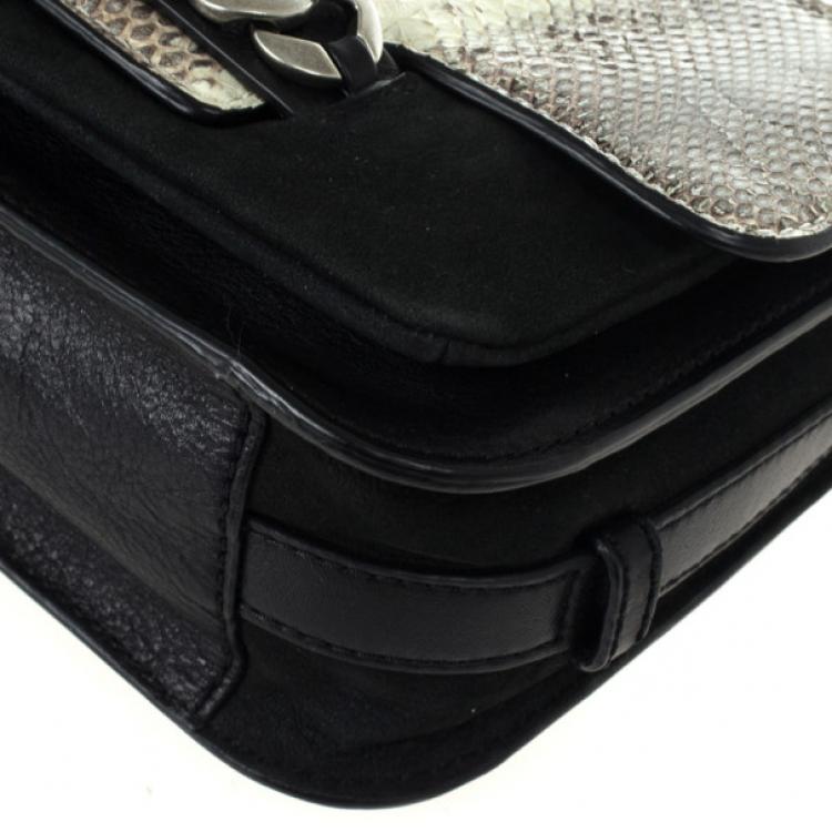 Pre Owned Marc by Marc Jacobs Katie Snake Medium Day Box Bag