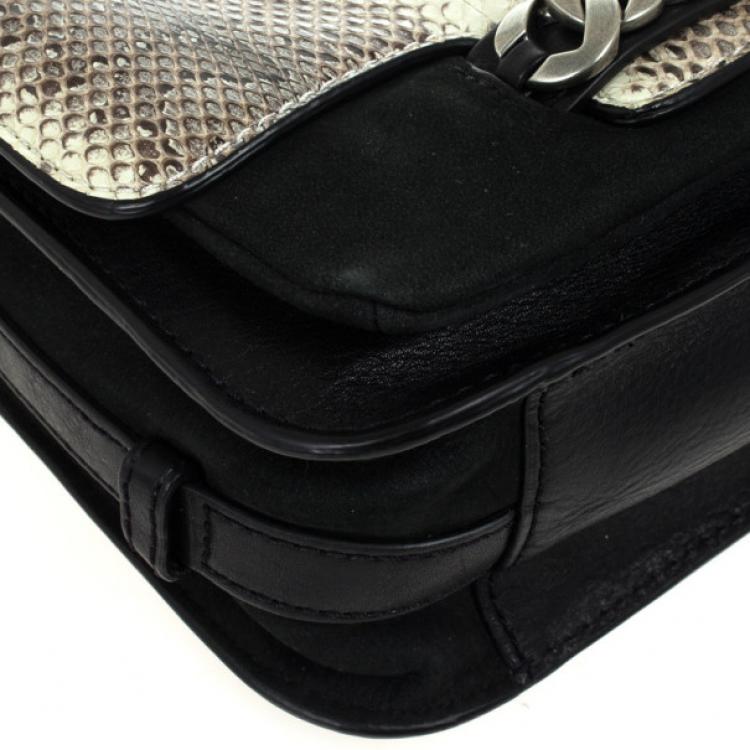 Pre Owned Marc by Marc Jacobs Katie Snake Medium Day Box Bag