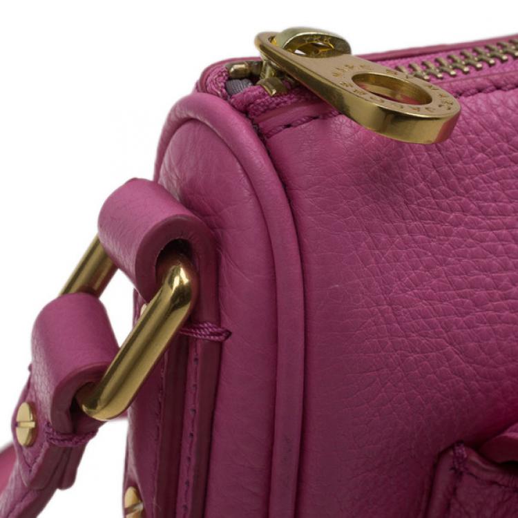 Pre Owned Marc by Marc Jacobs Pink Leather Small Crossbody Bag