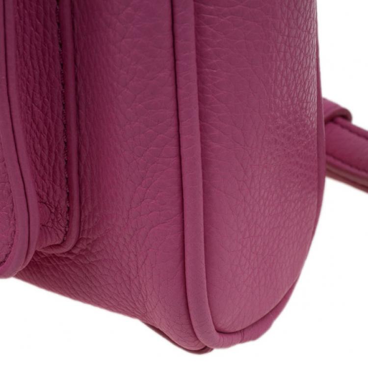 Pre Owned Marc by Marc Jacobs Pink Leather Small Crossbody Bag