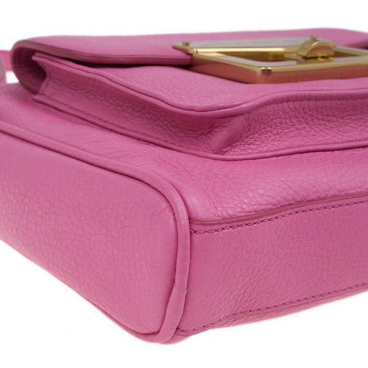 Pre Owned Marc by Marc Jacobs Pink Leather Small Crossbody Bag