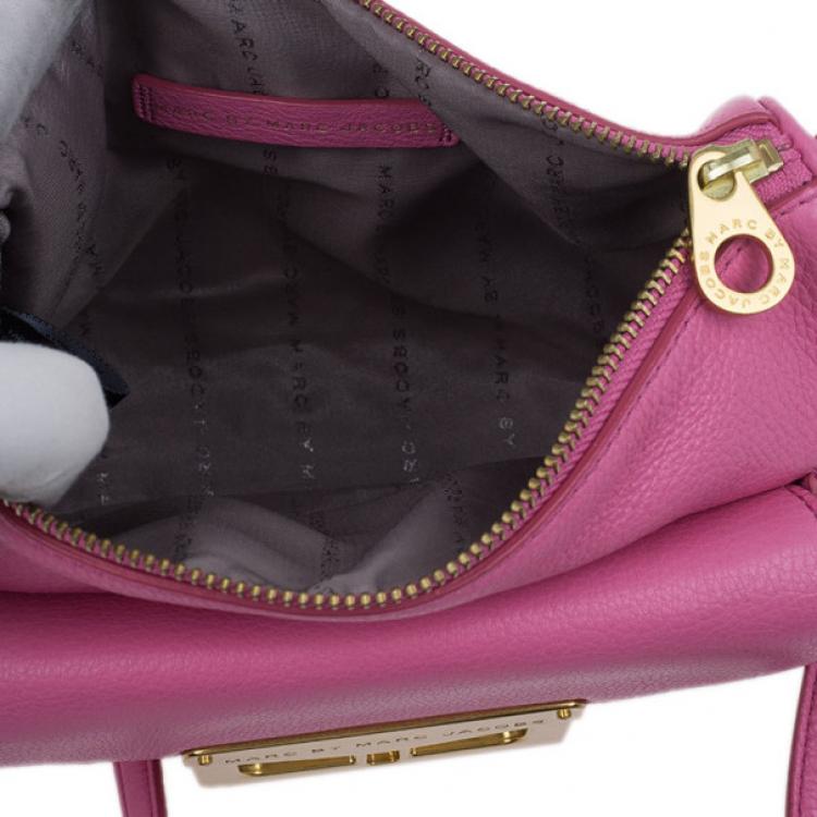Pre Owned Marc by Marc Jacobs Pink Leather Small Crossbody Bag