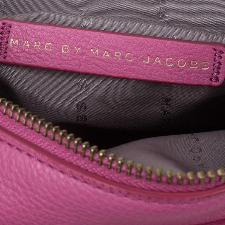 Pre Owned Marc by Marc Jacobs Pink Leather Small Crossbody Bag