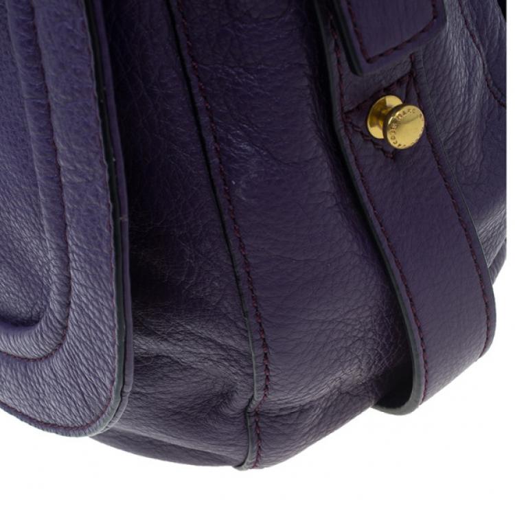مملوكة مسبقًا Marc by Marc Jacobs Pansy Purple Revolution Messenger Bag