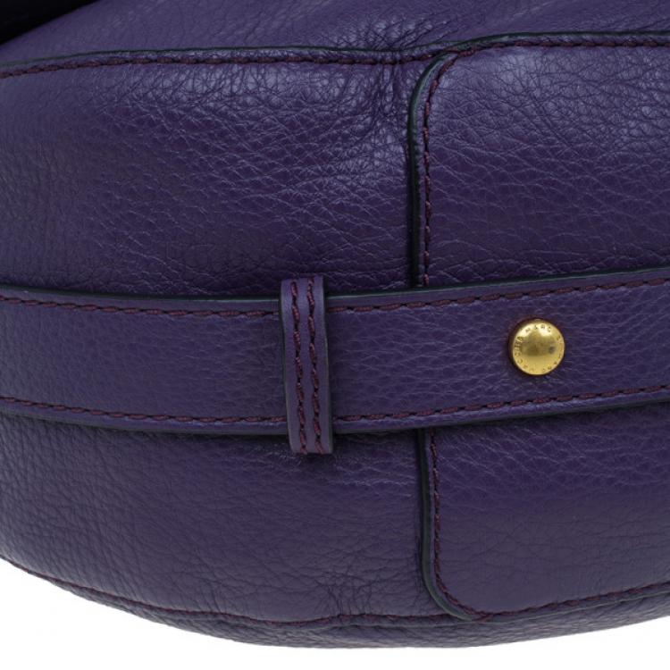 مملوكة مسبقًا Marc by Marc Jacobs Pansy Purple Revolution Messenger Bag