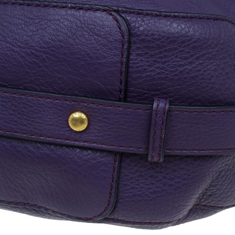 مملوكة مسبقًا Marc by Marc Jacobs Pansy Purple Revolution Messenger Bag