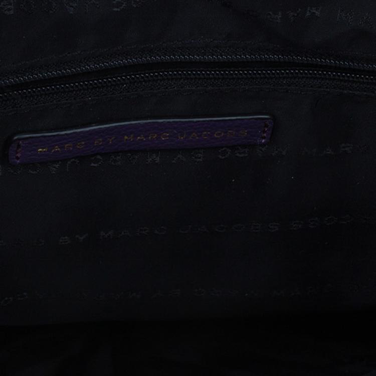مملوكة مسبقًا Marc by Marc Jacobs Pansy Purple Revolution Messenger Bag