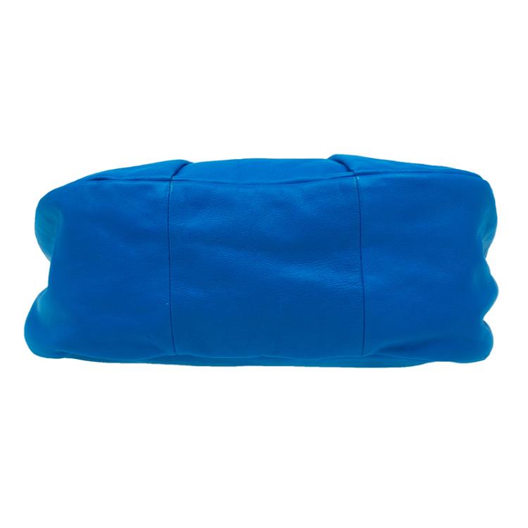 Pre Owned Marc by Marc Jacobs Blue Leather Marchive Messenger Bag