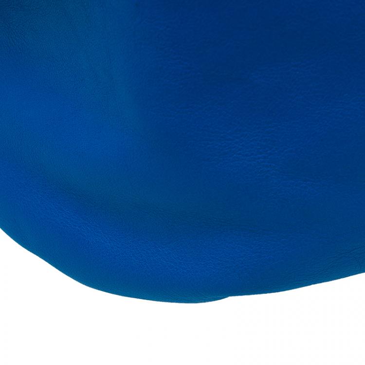 Pre Owned Marc by Marc Jacobs Blue Leather Marchive Messenger Bag