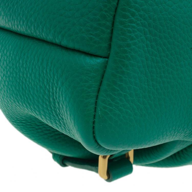 Pre Owned Marc by Marc Jacobs Green Classic Q Mariska Leather Backpack