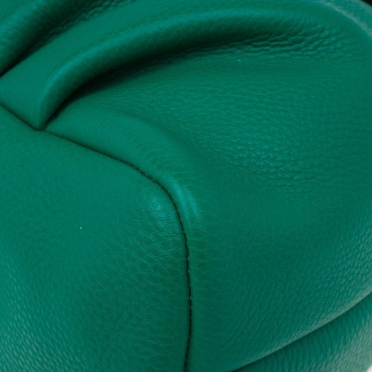 Pre Owned Marc by Marc Jacobs Green Classic Q Mariska Leather Backpack