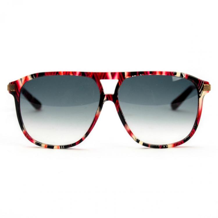 Pre Owned Marc by Marc Jacobs Red &amp; Black Square Womens Sunglasses