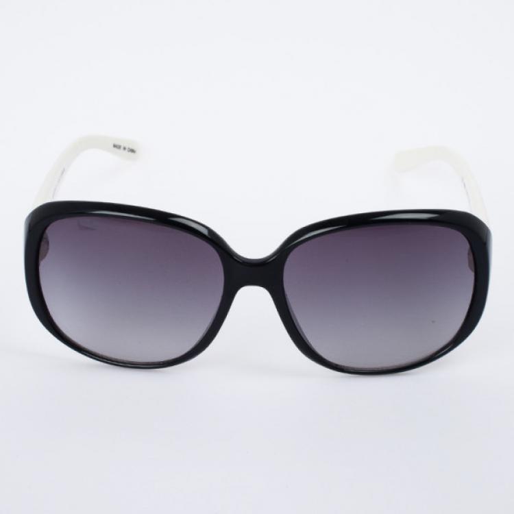 Pre Owned Marc by Marc Jacobs MMJ 150/S Black &amp; White Square Women Sunglasses