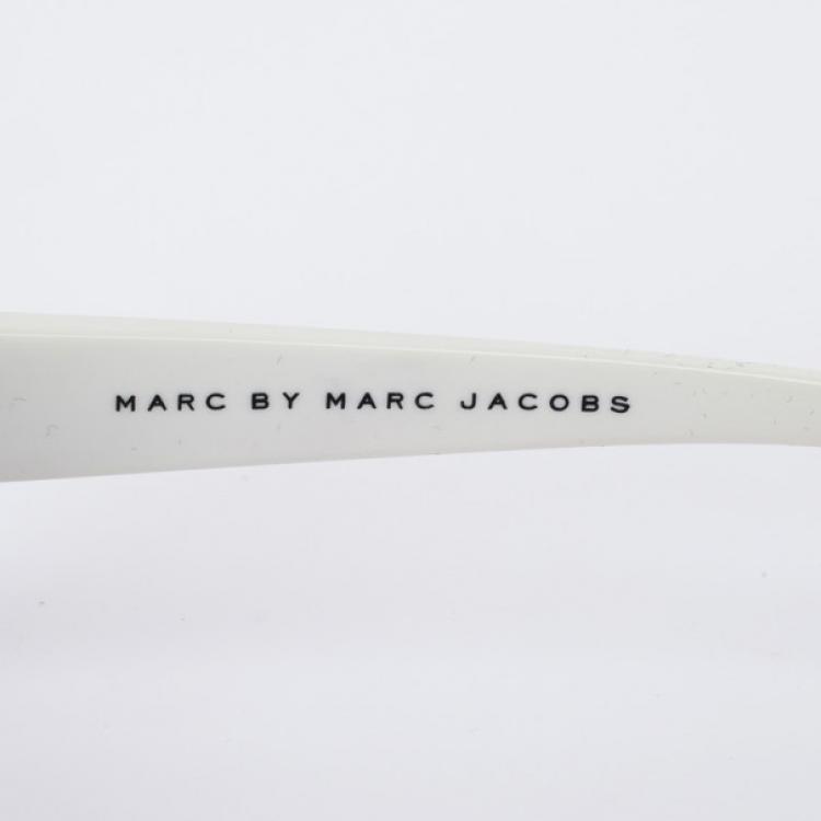 Pre Owned Marc by Marc Jacobs MMJ 150/S Black &amp; White Square Women Sunglasses