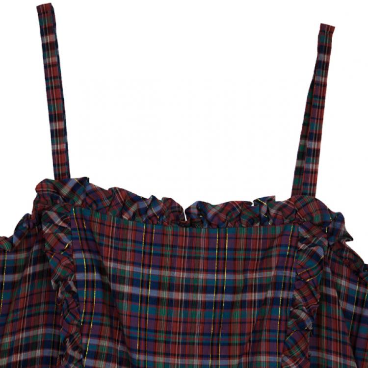 Pre Owned Marc by Marc Jacobs Plaid Dress M