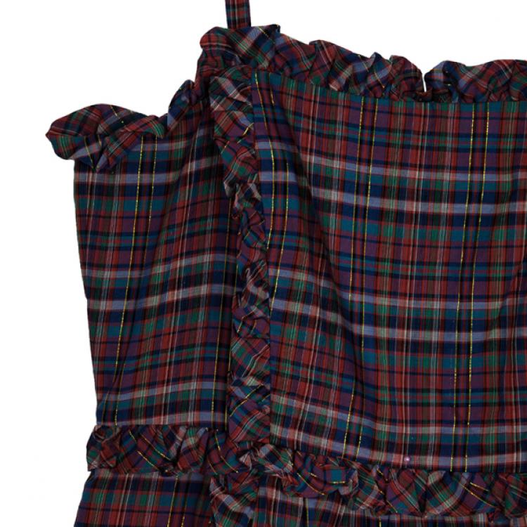 Pre Owned Marc by Marc Jacobs Plaid Dress M