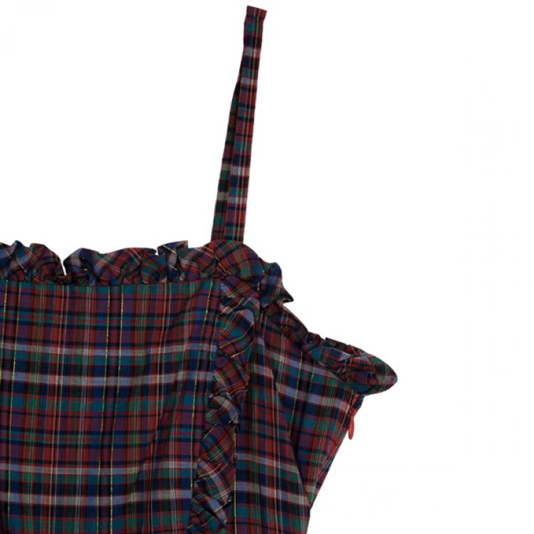 Pre Owned Marc by Marc Jacobs Plaid Dress M